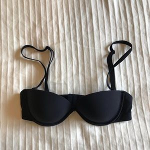 La Senza Strapless Convertible Black Push-up Bra